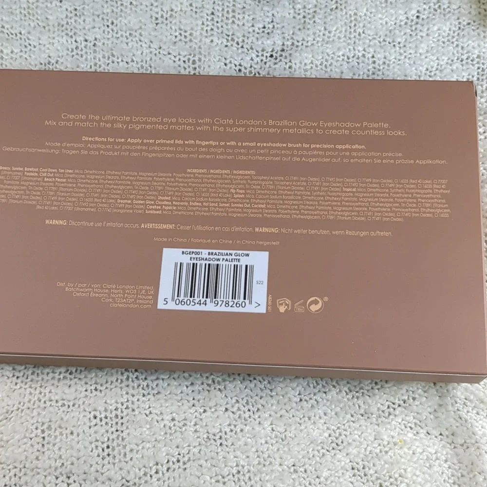 Ciaté London Brazilian Glow 24 Pan Eyeshadow Palette, 35g/1.23oz